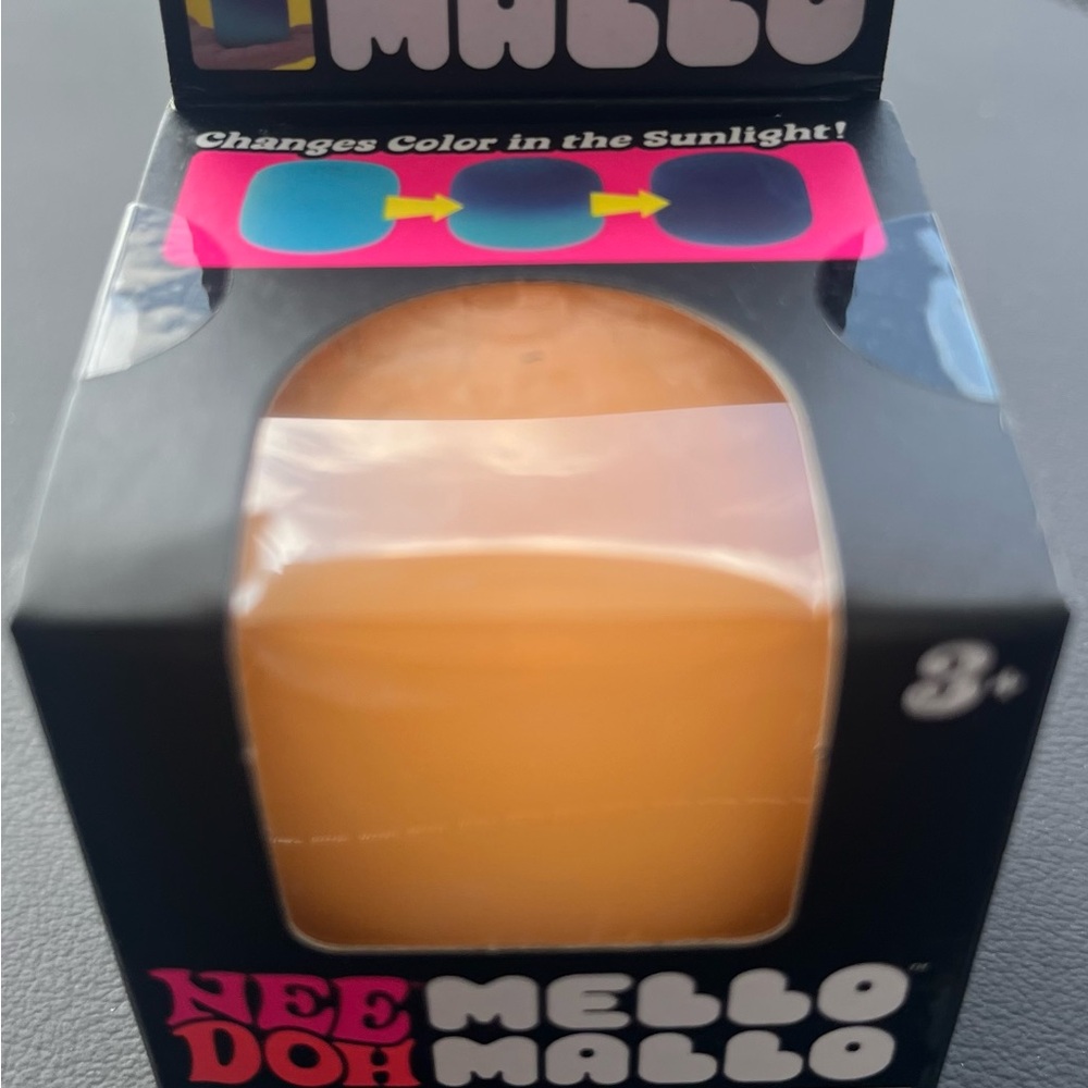 Nee Doh Mello Doh Color-Change Stress Ball - Orange
